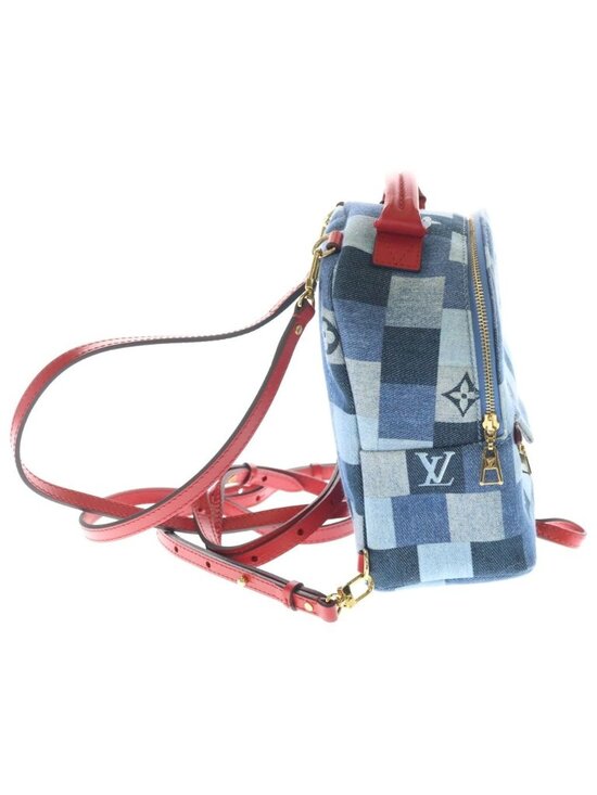 Louis Vuitton Monogram Denim Palm Springs Backpack Mini Indigo main image 4